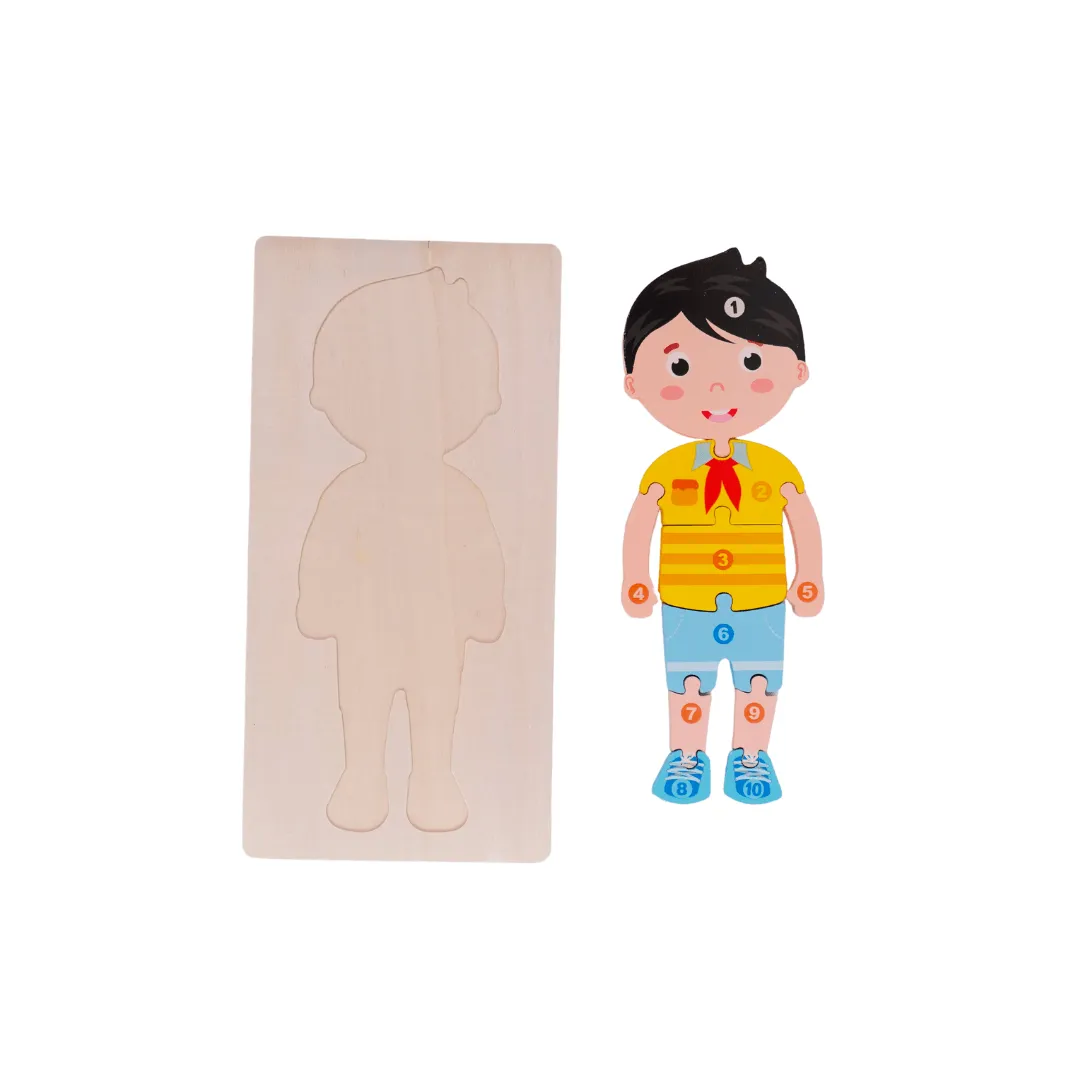 1 Wooden Puzzle for Kids(Random design will be send)