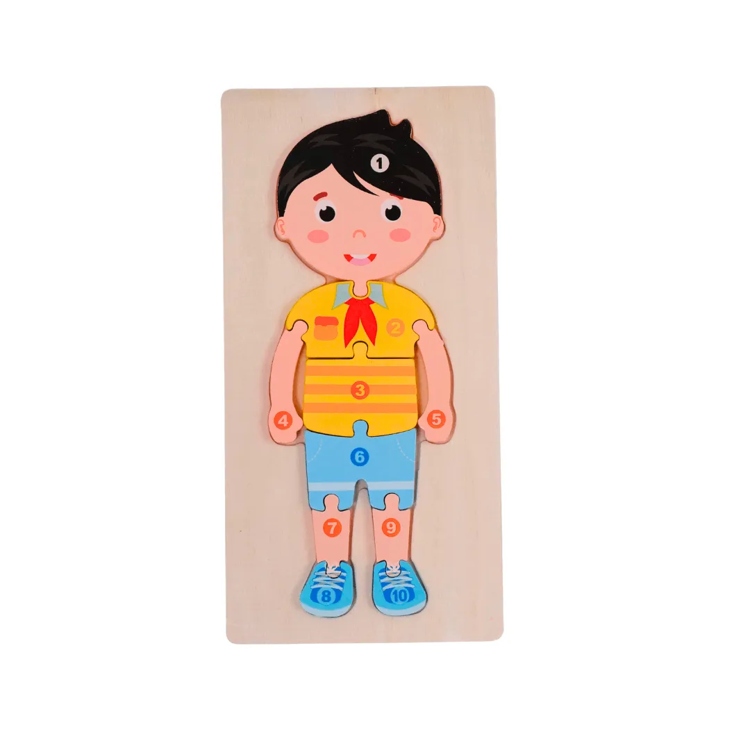 1 Wooden Puzzle for Kids(Random design will be send)