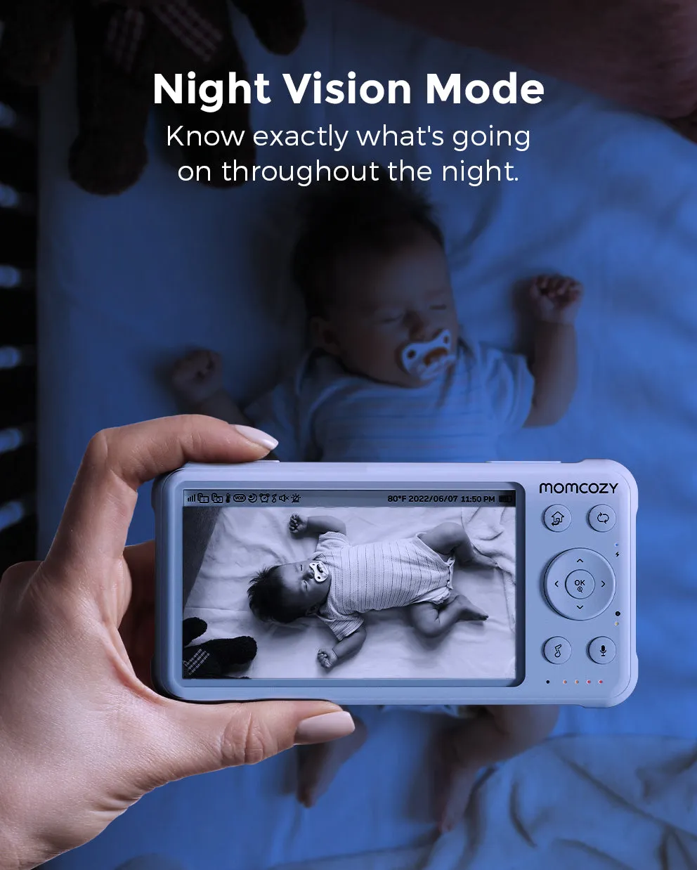 1080P High - Performance Video Baby Monitor BM01