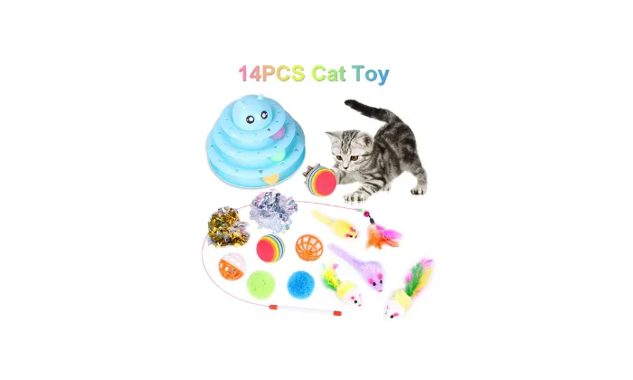 14 Piece Cat Toys Variety Pack