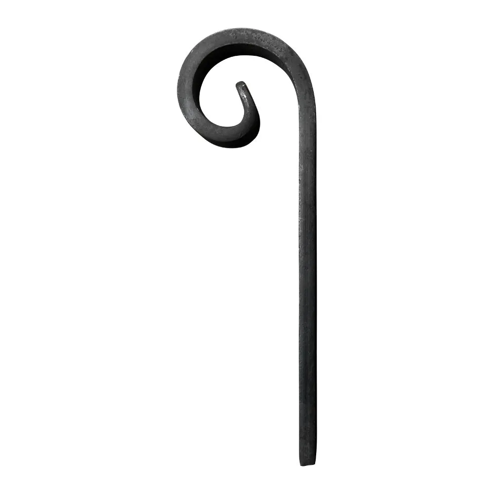 30 x 10mm Forged Gate Crook Plain Bar