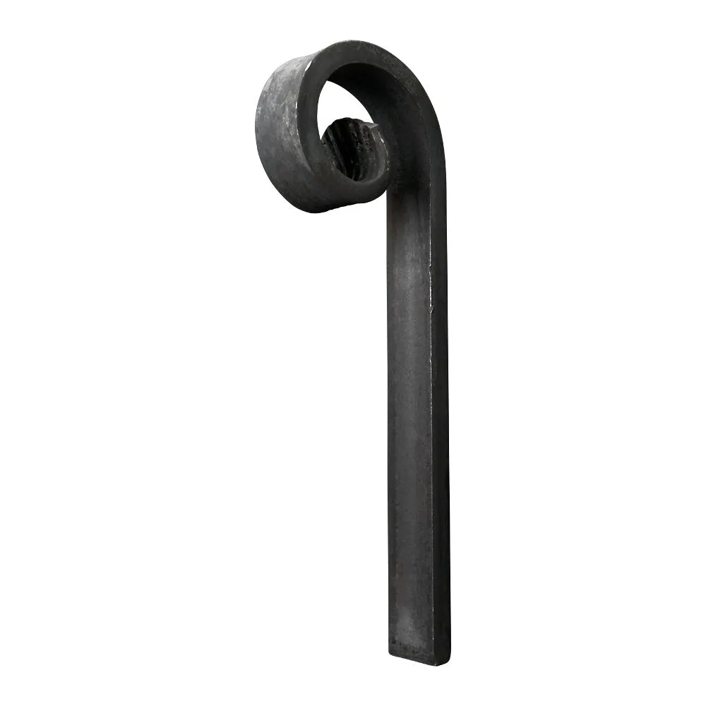 30 x 10mm Forged Gate Crook Plain Bar