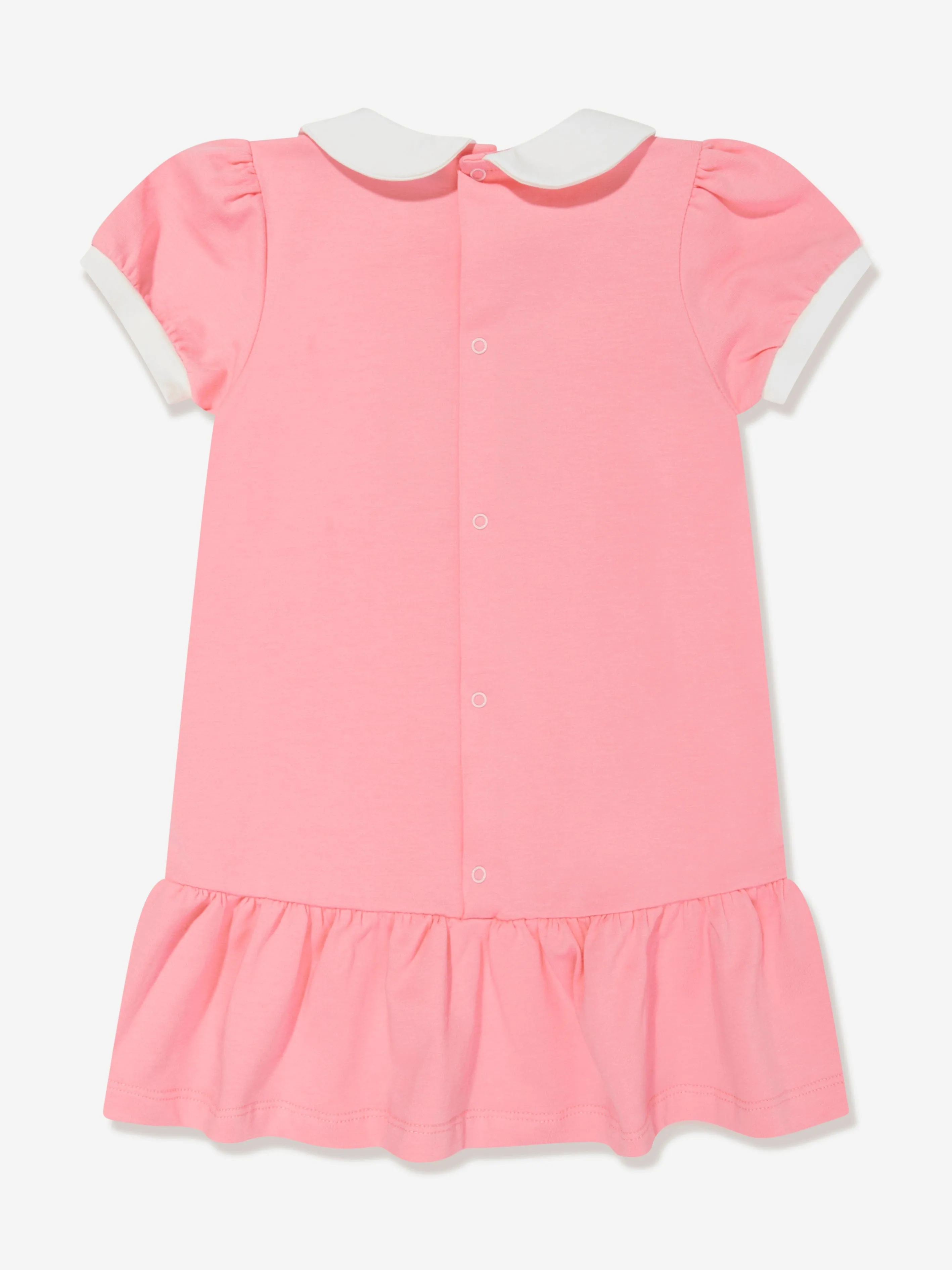 Aigner Baby Girls Logo Print Dress in Pink