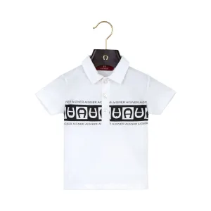 Aigner Kids Baby Boy's Polo White T-shirt