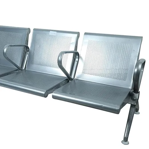 Airport Chair 3 Seater & Reception Waiting Area Chair, Silver