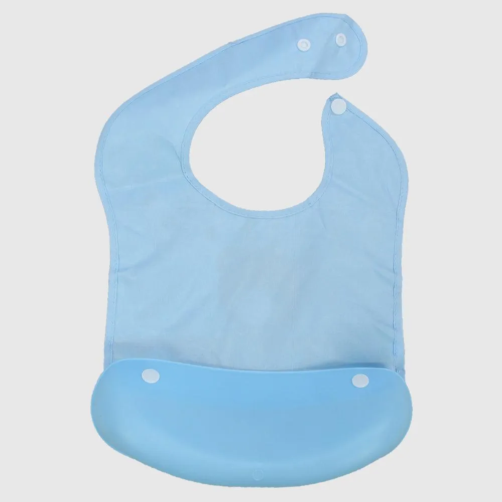 Baby Bear Bib With Silicone Pocket