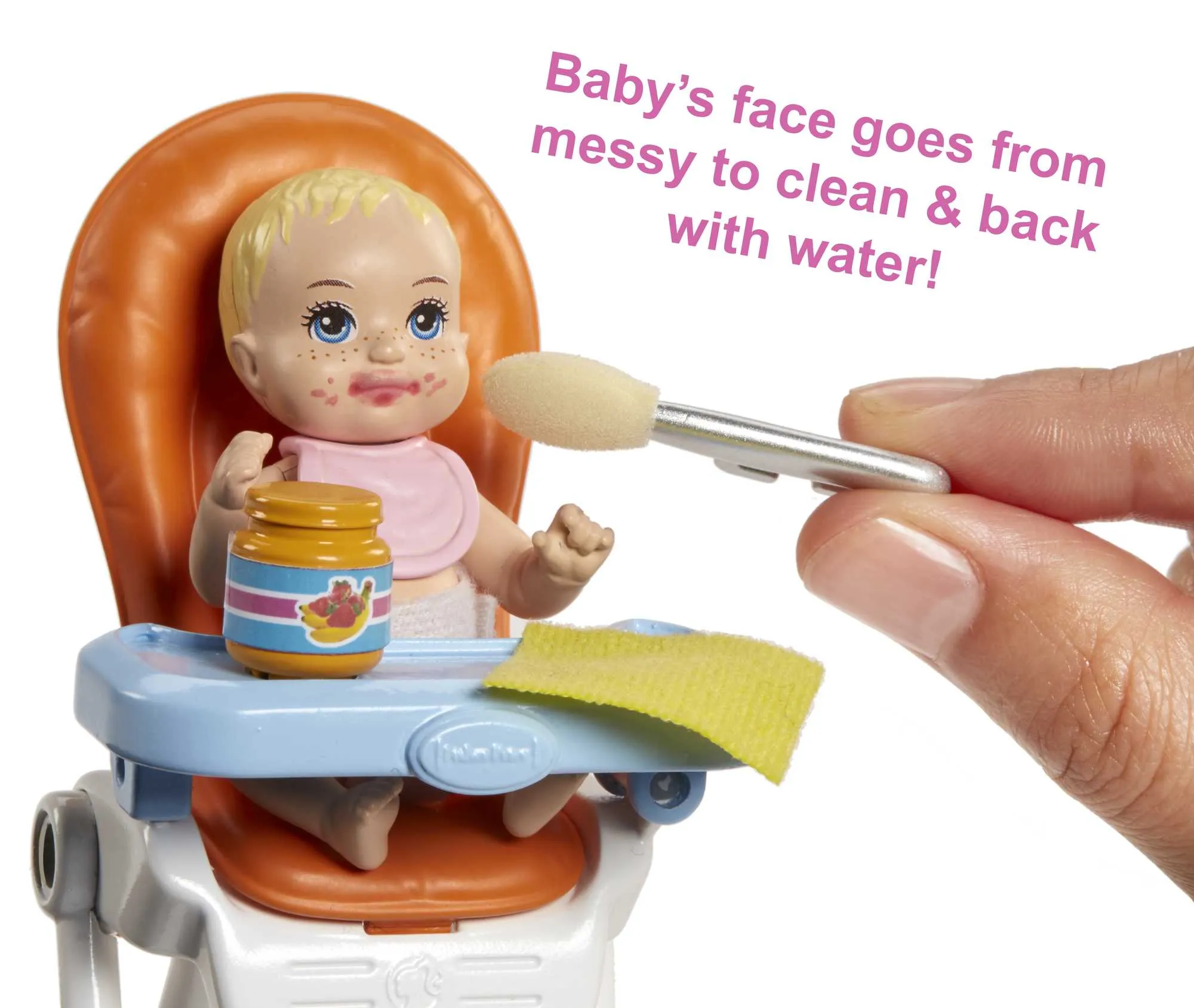 Barbie Doll, Skipper High Chair And Crib Playset, Babysitters Inc.