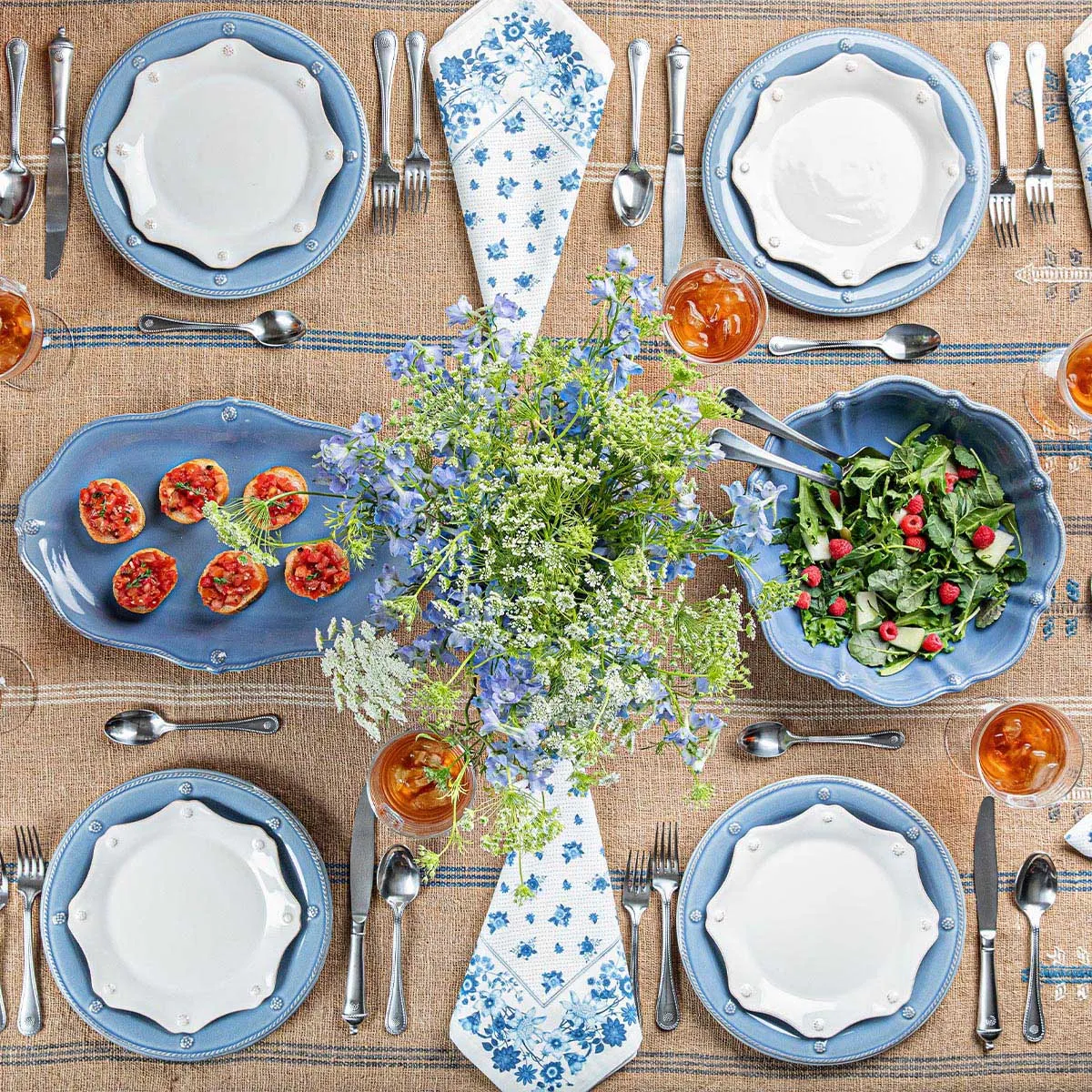 Berry & Thread Dinner Plate - Chambray