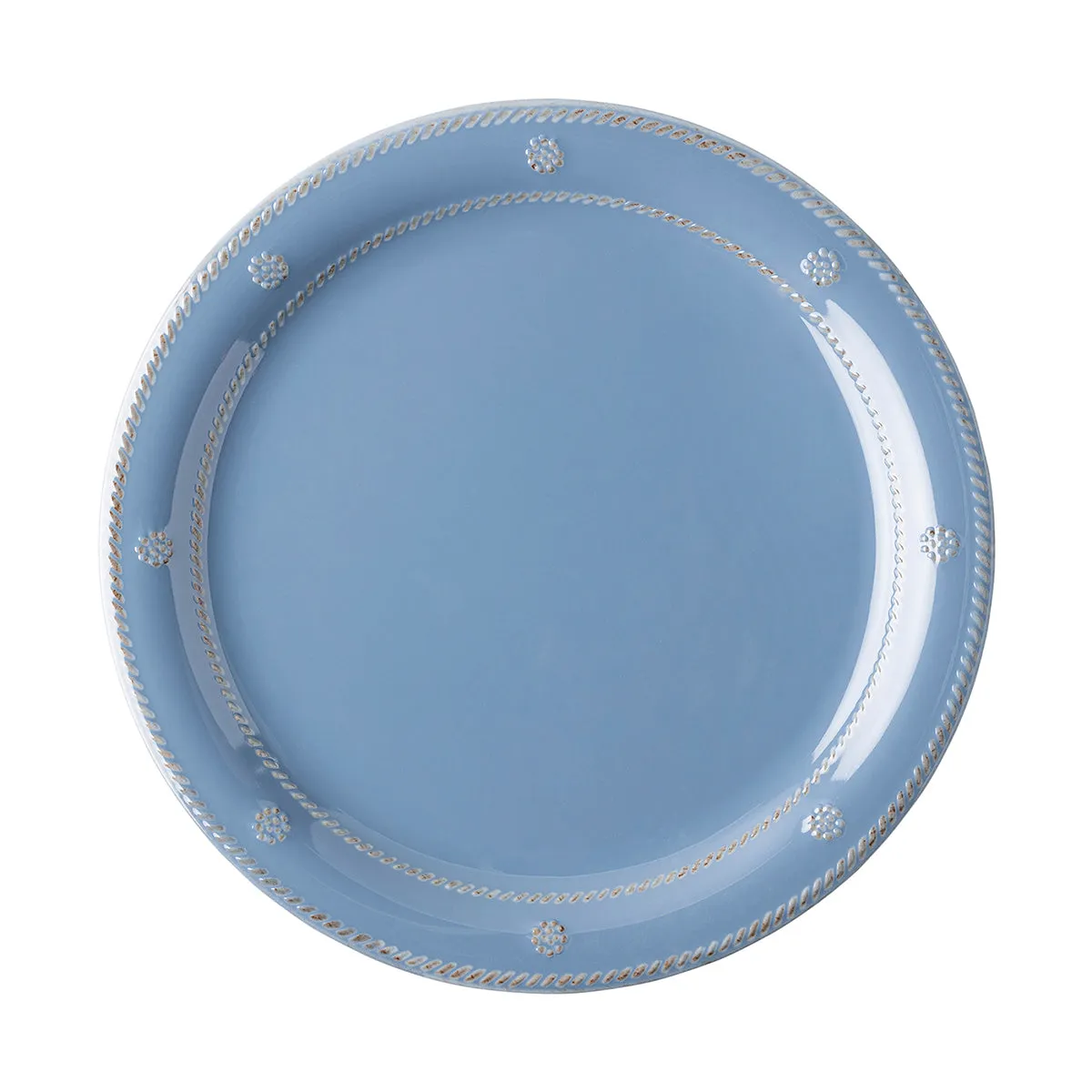 Berry & Thread Melamine Dinner Plate Set/4 - Chambray