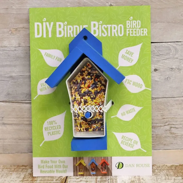 Birdie Bistro DIY Bird Feeder, 3 Colors to Choose