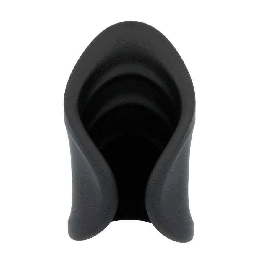 Black & Silver Winki Stimulating Masturbator Black