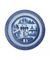 Blue Canton Dessert Plate