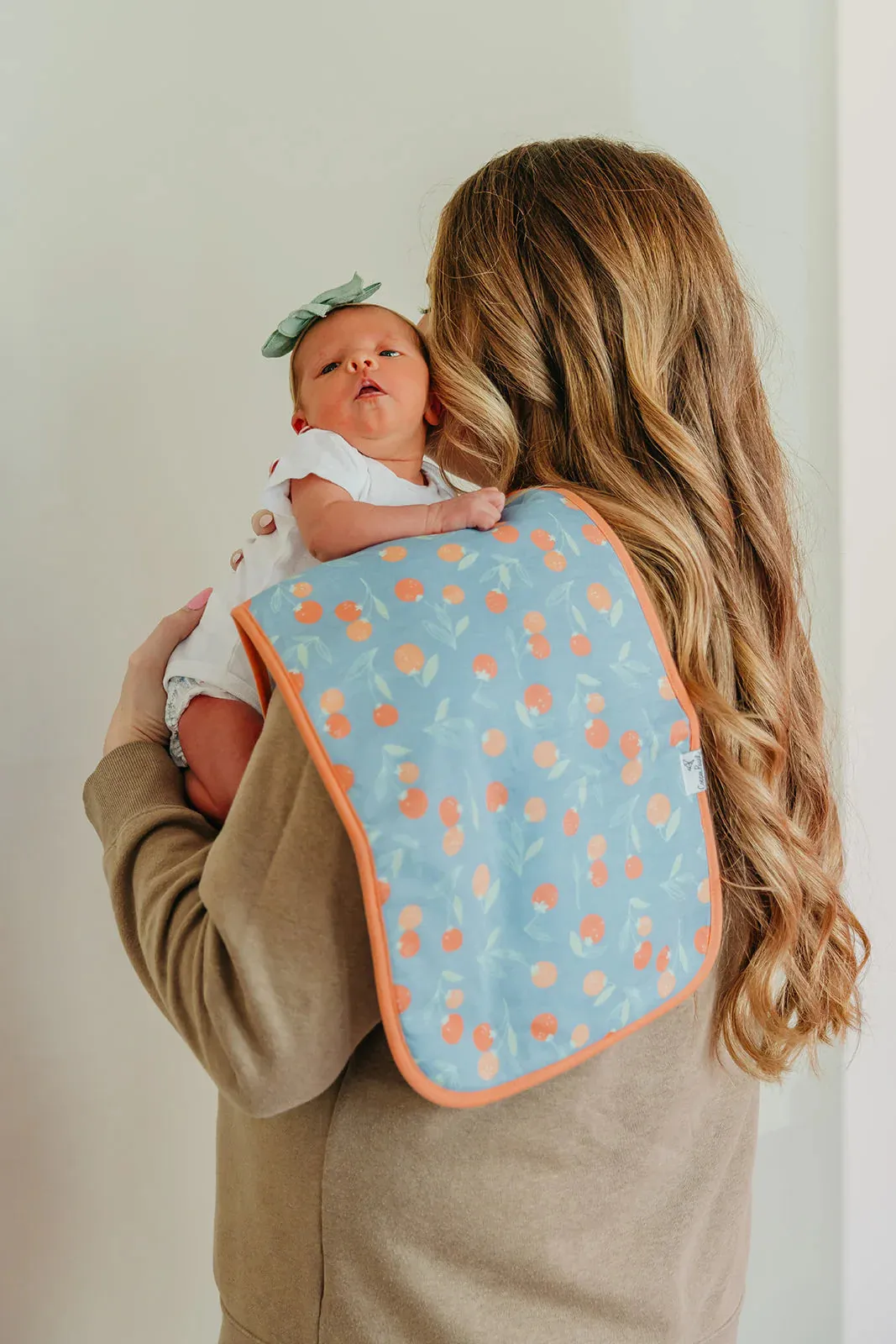 Burp Cloth Set - Clementine