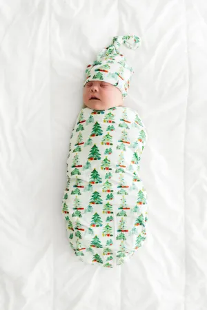 Christmas Forest Swaddle Blanket