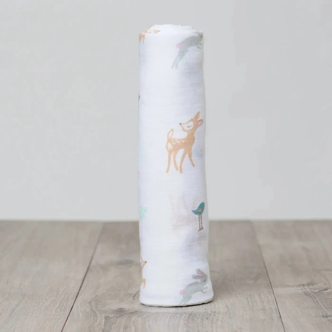 Cotton Muslin Swaddle - Little Fawn | Lulujo