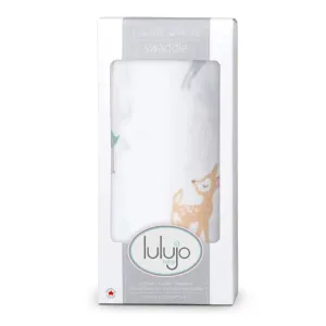 Cotton Muslin Swaddle - Little Fawn | Lulujo