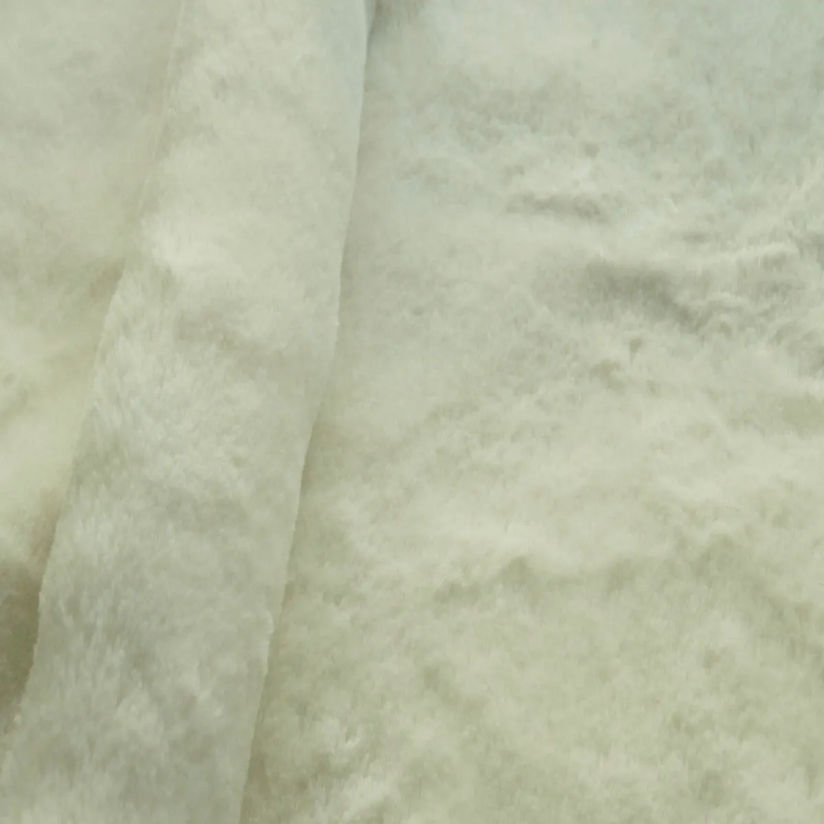 Cream Beige Rex Rabbit Minky Faux Fur Fabric