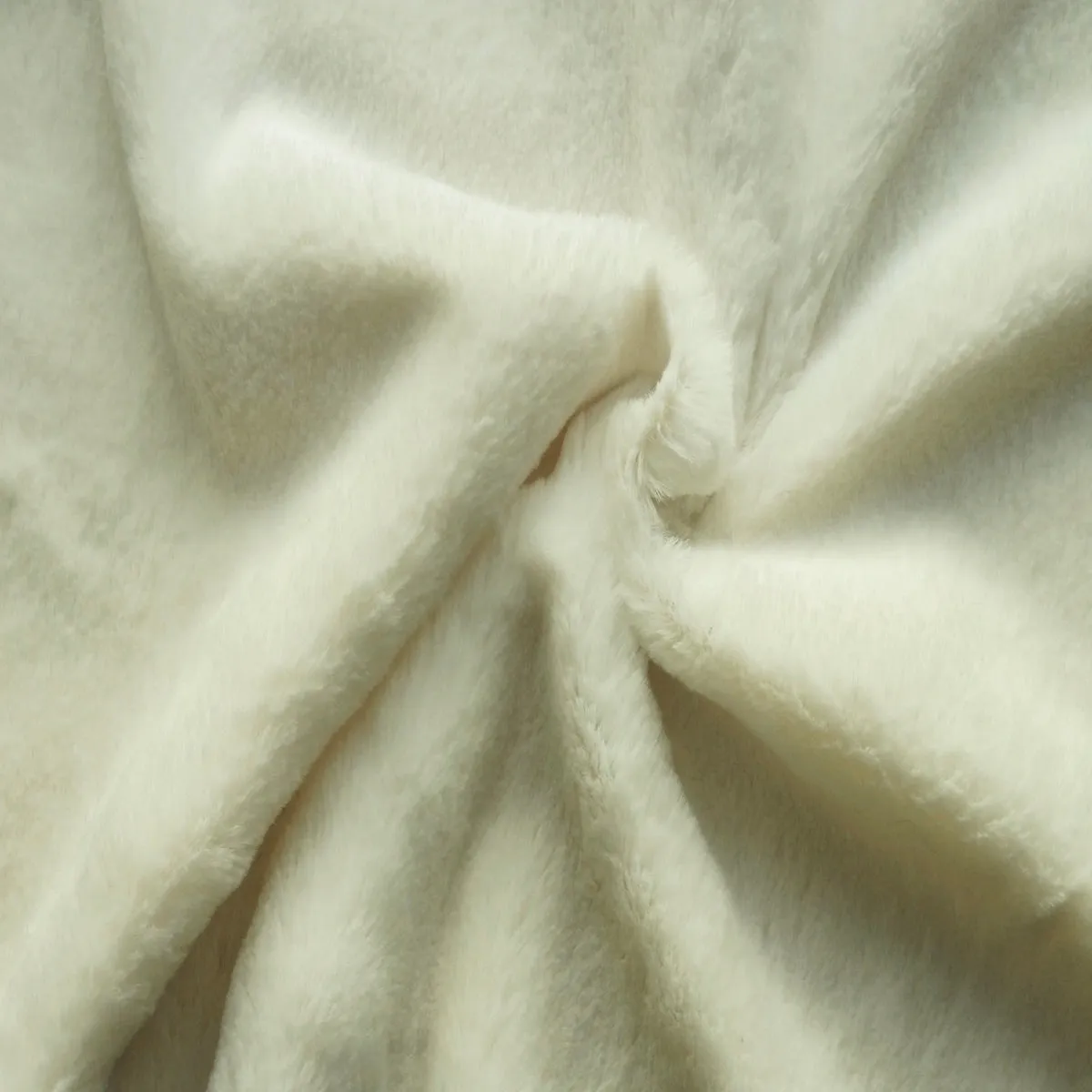 Cream Beige Rex Rabbit Minky Faux Fur Fabric