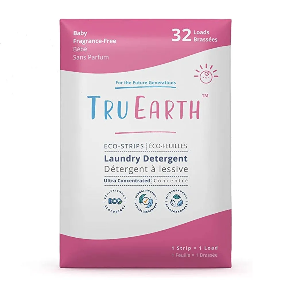 Cruelty-Free Baby Laundry Detergent Sheets