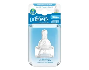 Dr. Brown's Medium Flow Nipple Replacement - 2 Pack