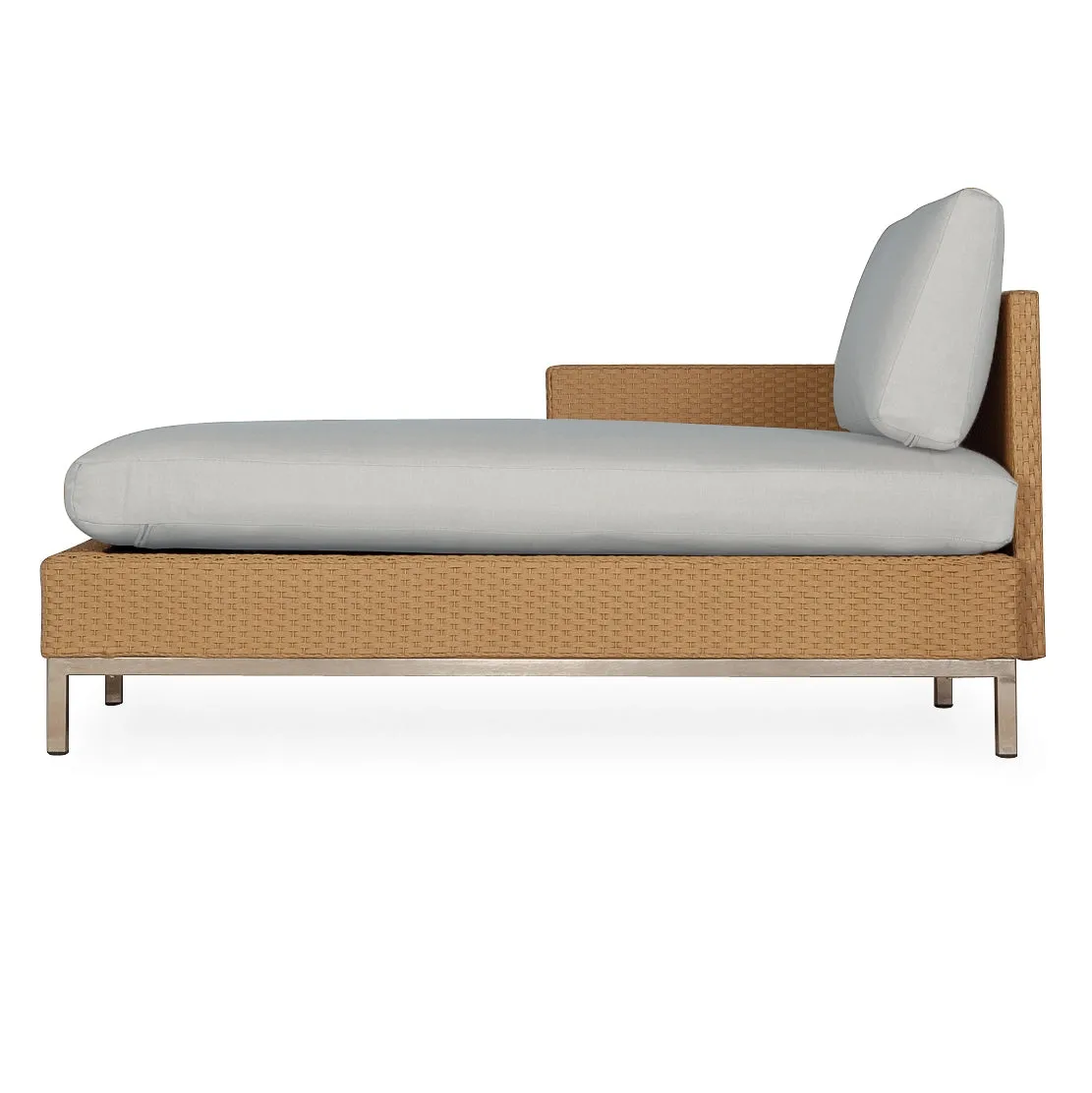 Elements Right Arm Chaise with Loom Arm and Back