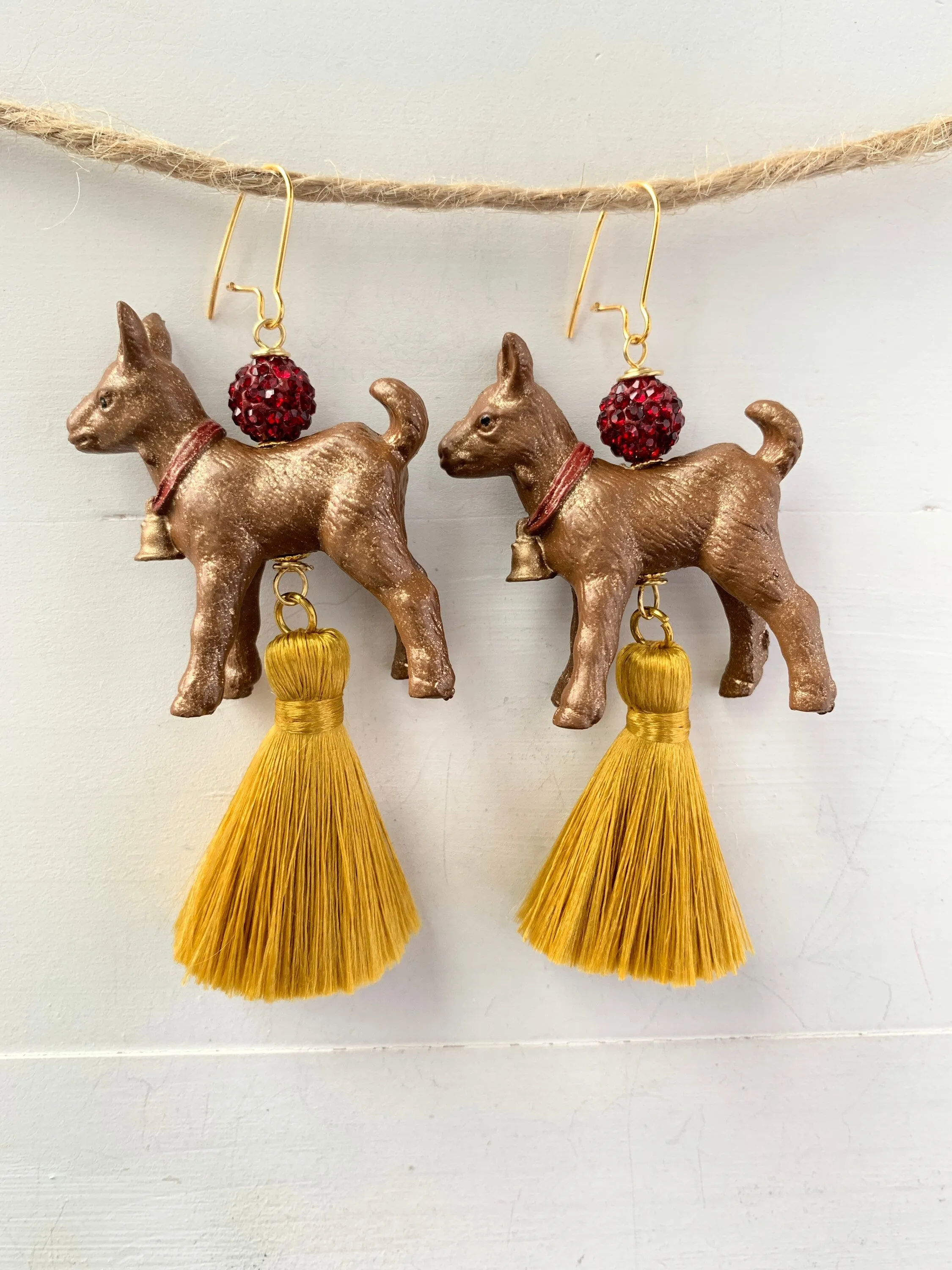 Franklin the Foal Tassel Earrings