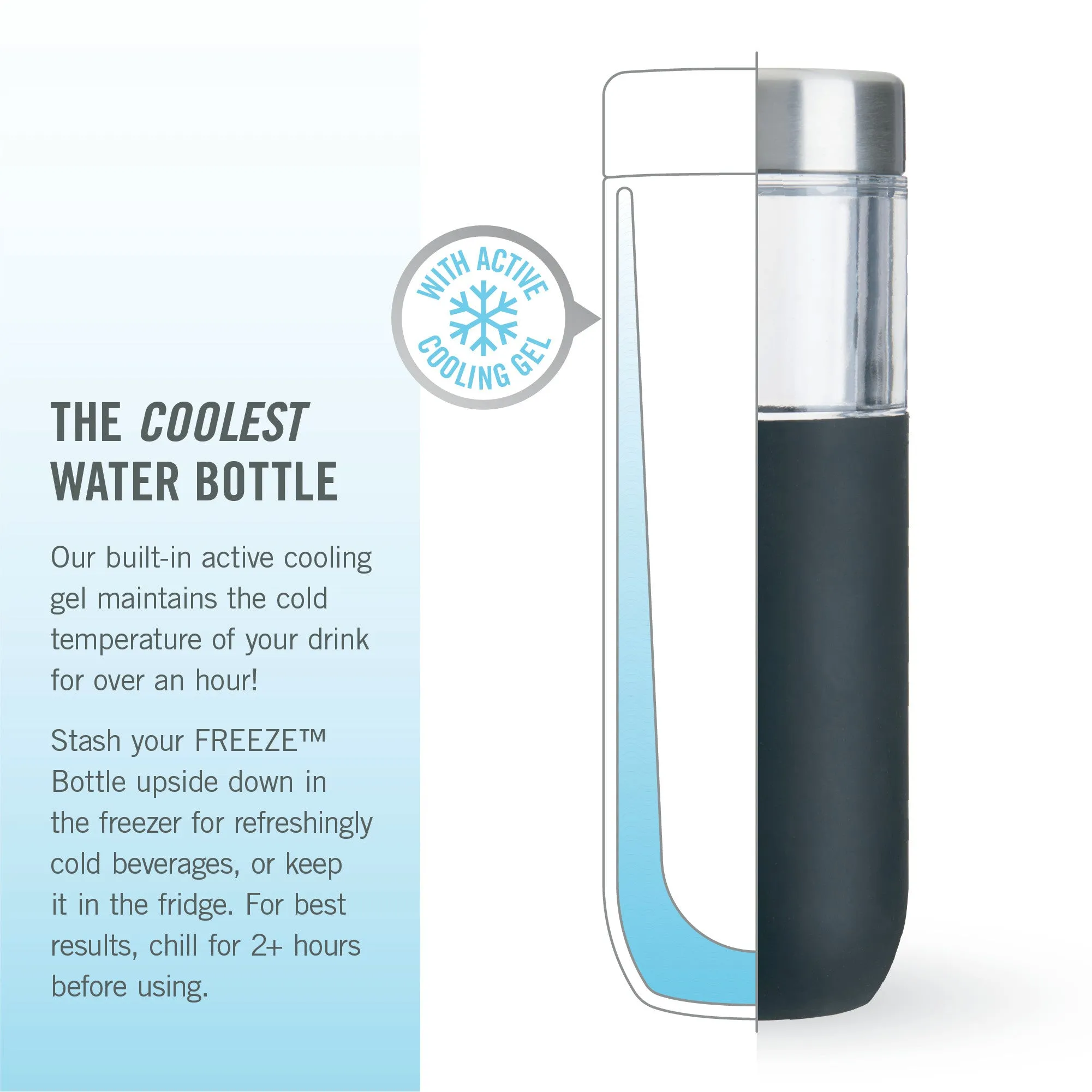 FREEZE™ Bottle in Black