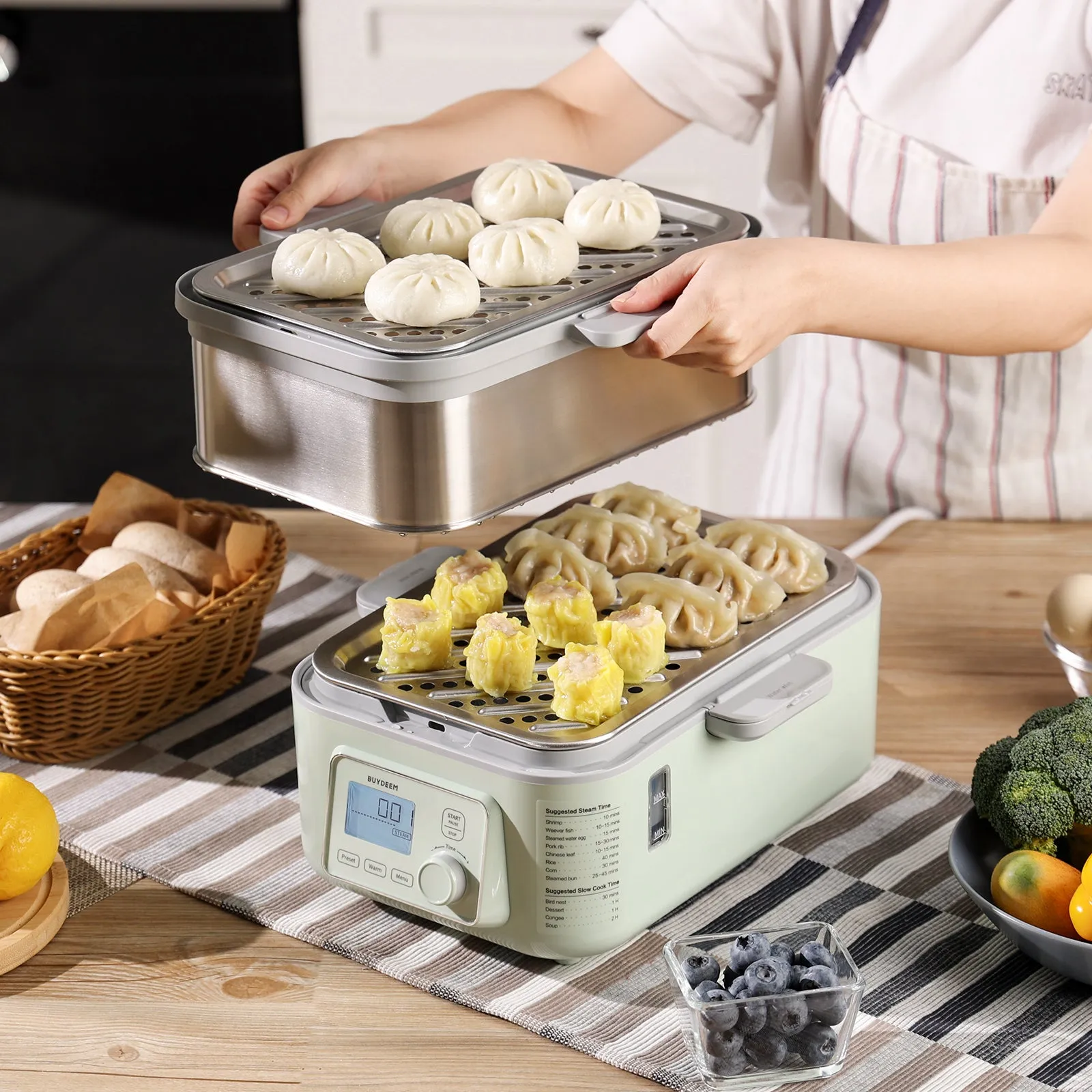 G553 Two-Tier Food Steamer - Bundle Offer (Stew Pots Not Included)