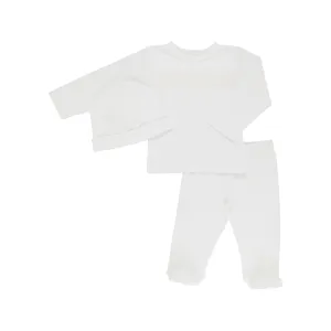 Hart's Hold Me Set (Unisex) - Worth Avenue White with Palmetto Pearl Smocking