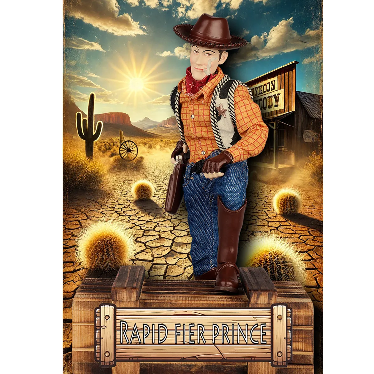 HiPlay Joy Man Toys Western Gunman Cow Boy Action Figure