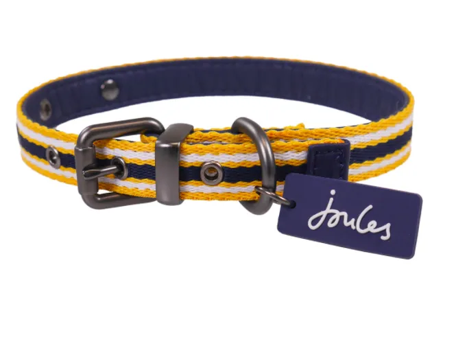 Joules Coastal Dog Collar - Various Sizes & Adjustable Comfort