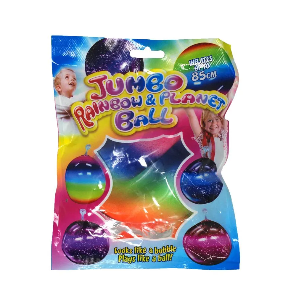 Jumbo Rainbow Balloon Ball 100mm