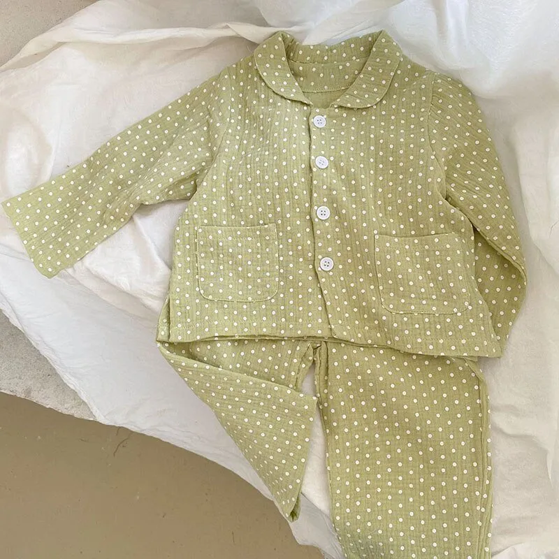 Long Sleeve Cotton Pajama Set