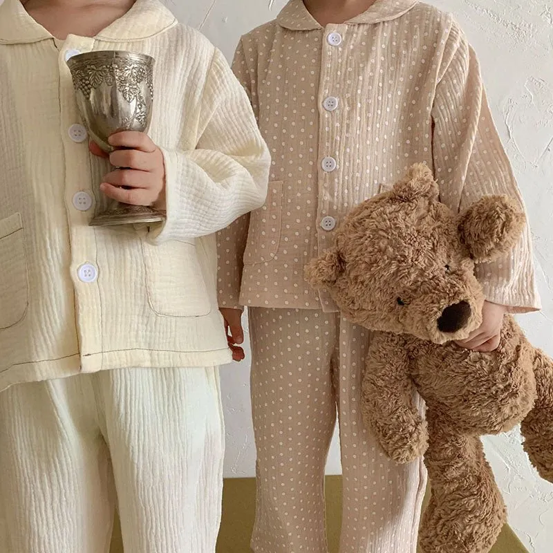 Long Sleeve Cotton Pajama Set