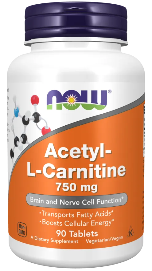 Now Acetyl-L-Carnitine 750 mg