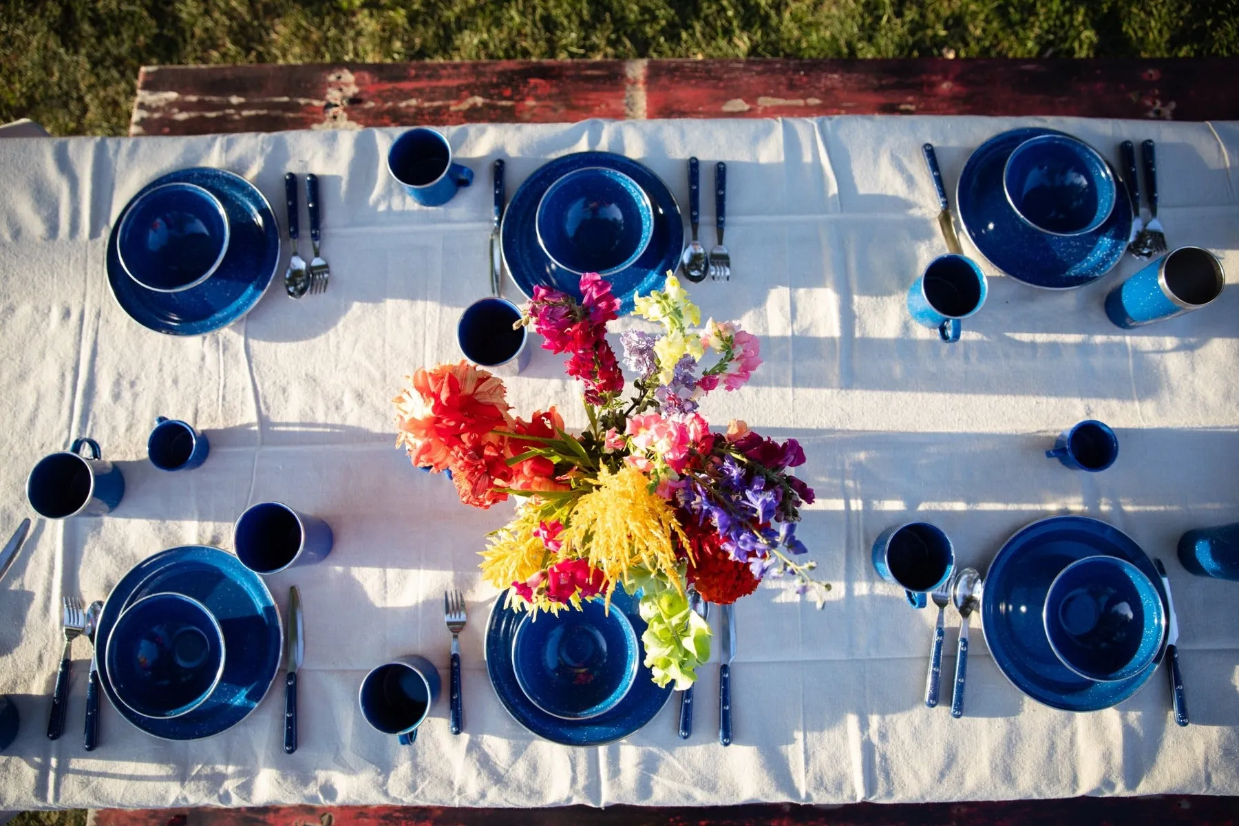 Pioneer Enamelware Cutlery Set