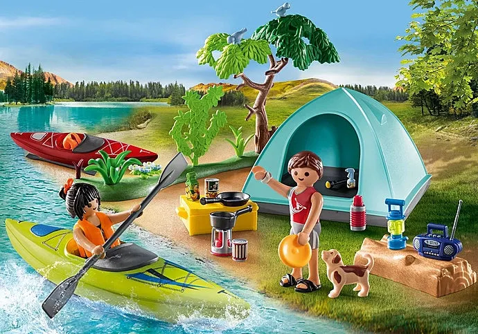 Playmobil Campsite with Campfire