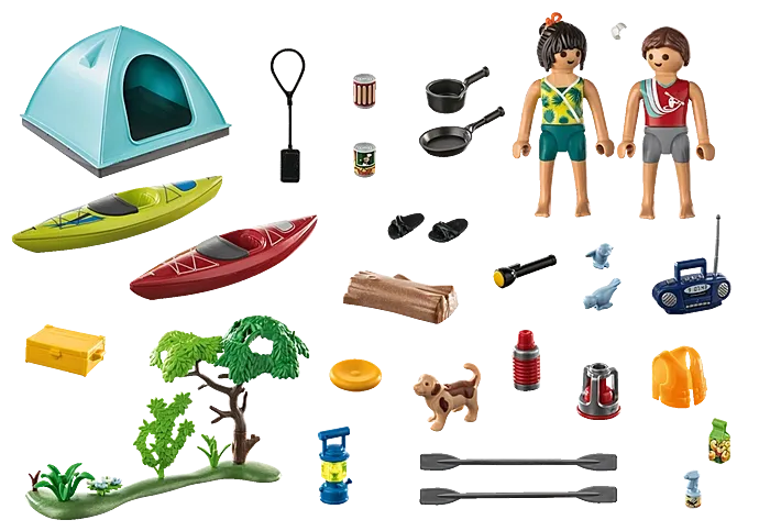 Playmobil Campsite with Campfire