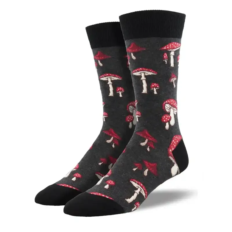 'Pretty Fly for a Fungi' Men's printed socks