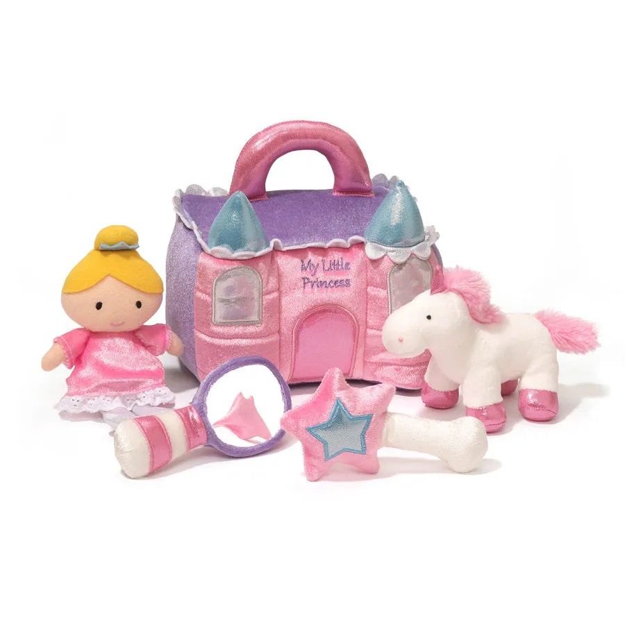 Princess Castle Plush Playset, 7 in