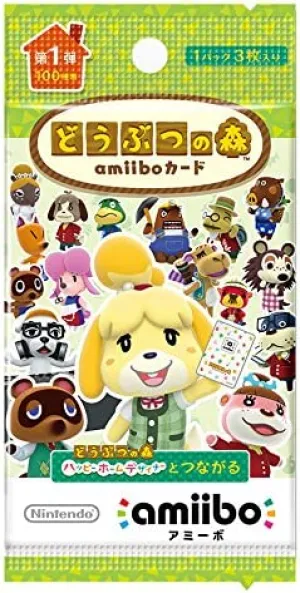 "Animal Crossing" amiibo Card Vol.1 1BOX (50 pack set)