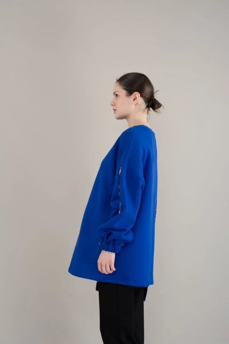 SL Pocket Detailed Tunic Blue