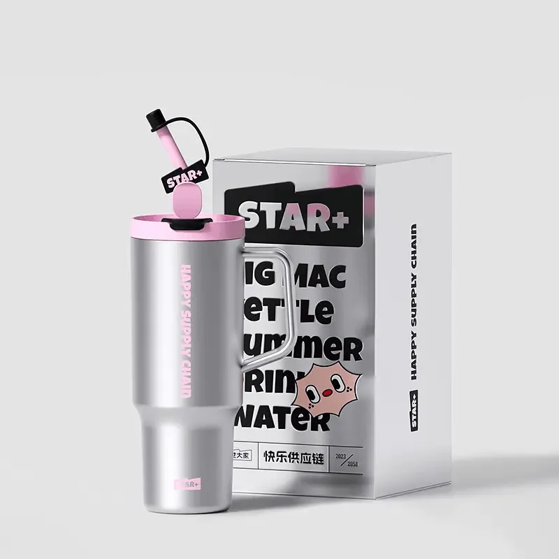 STAR  Dopamine Straw Cup Water Bottle 600/1200ml