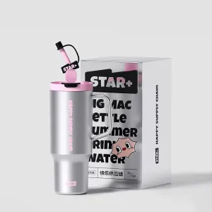 STAR  Dopamine Straw Cup Water Bottle 600/1200ml