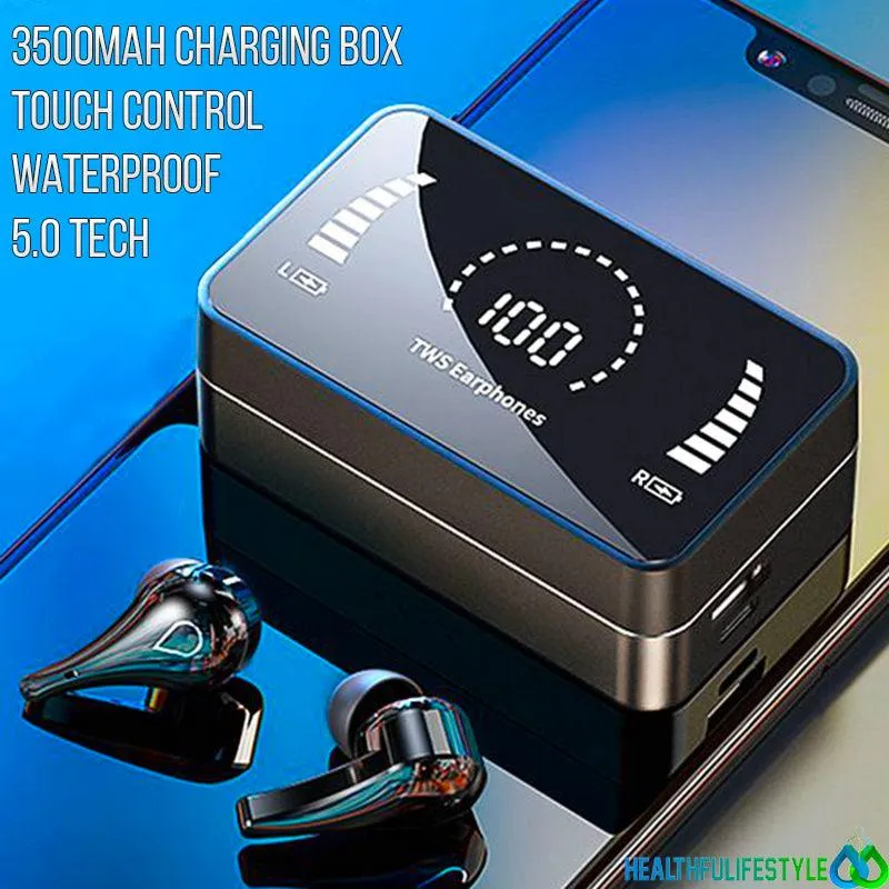 Touch-Waterproof Bluetooth Sports Earbuds | 1 1 GRATIS