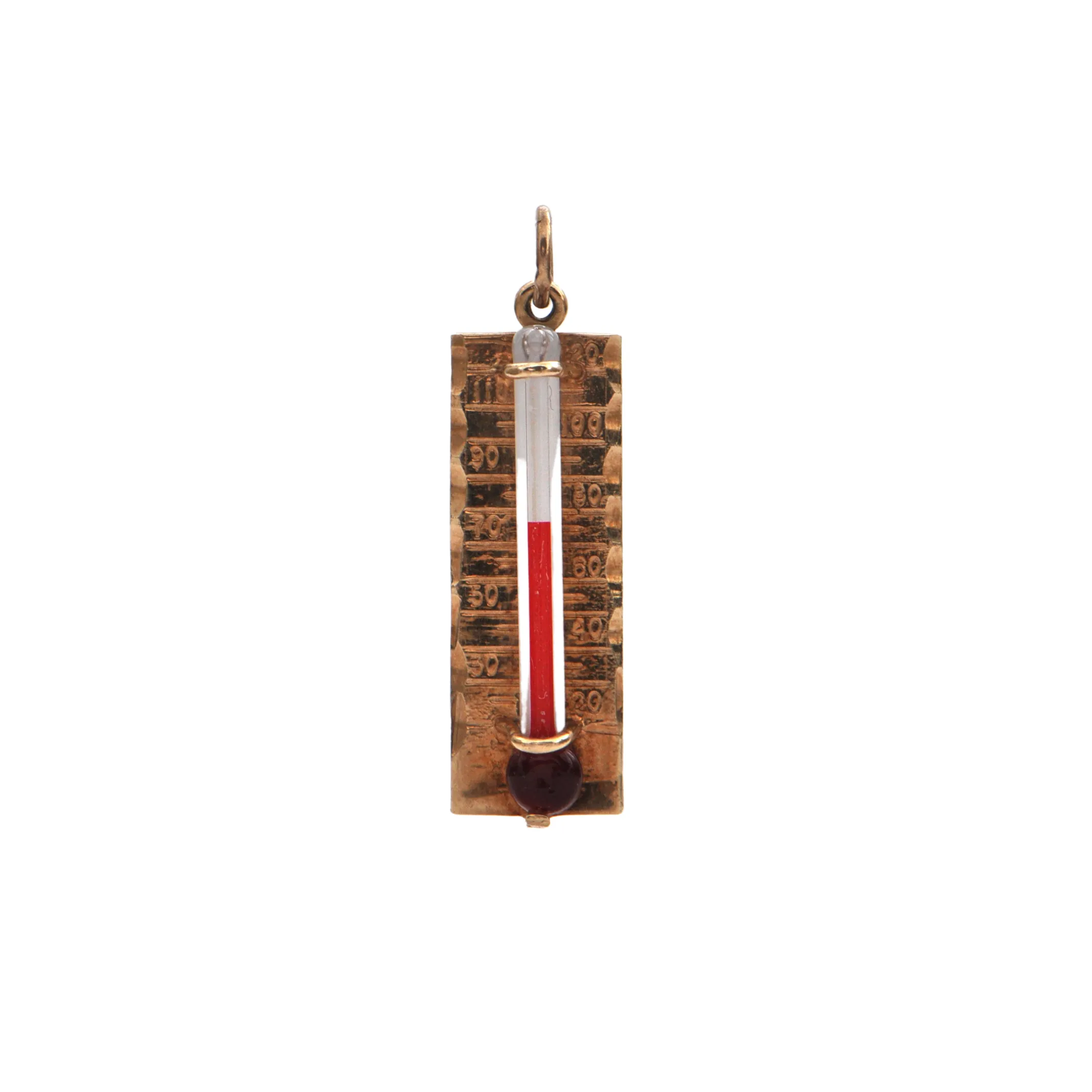 Vintage 10k Gold Thermometer Charm