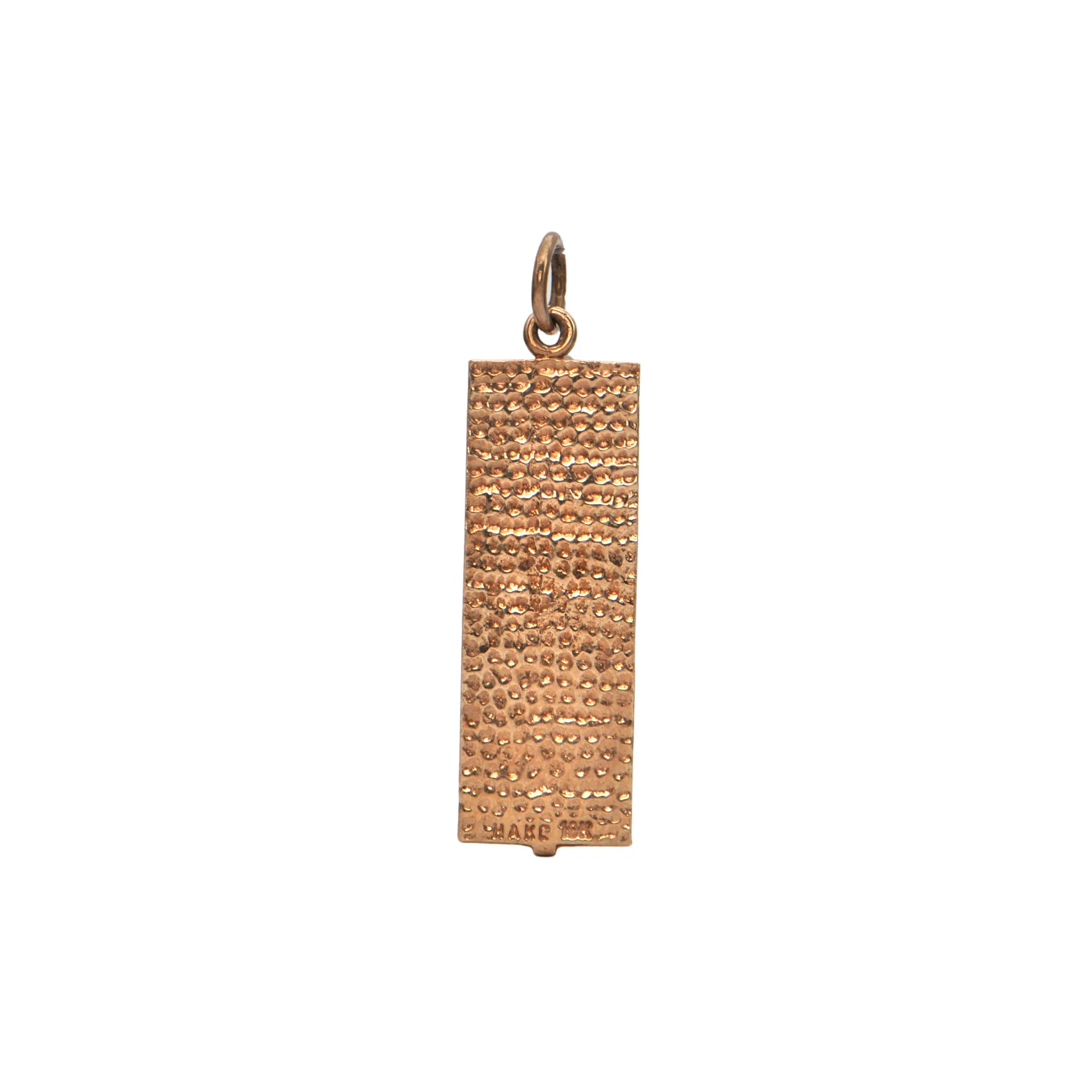 Vintage 10k Gold Thermometer Charm