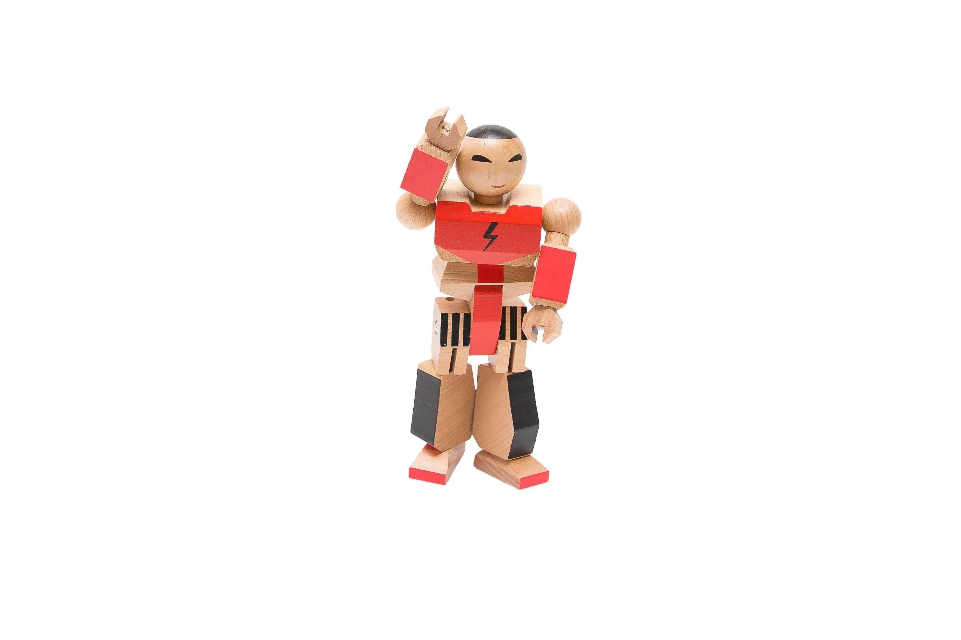 Wood Action Figure Playhard Heroes #1 Sycamore