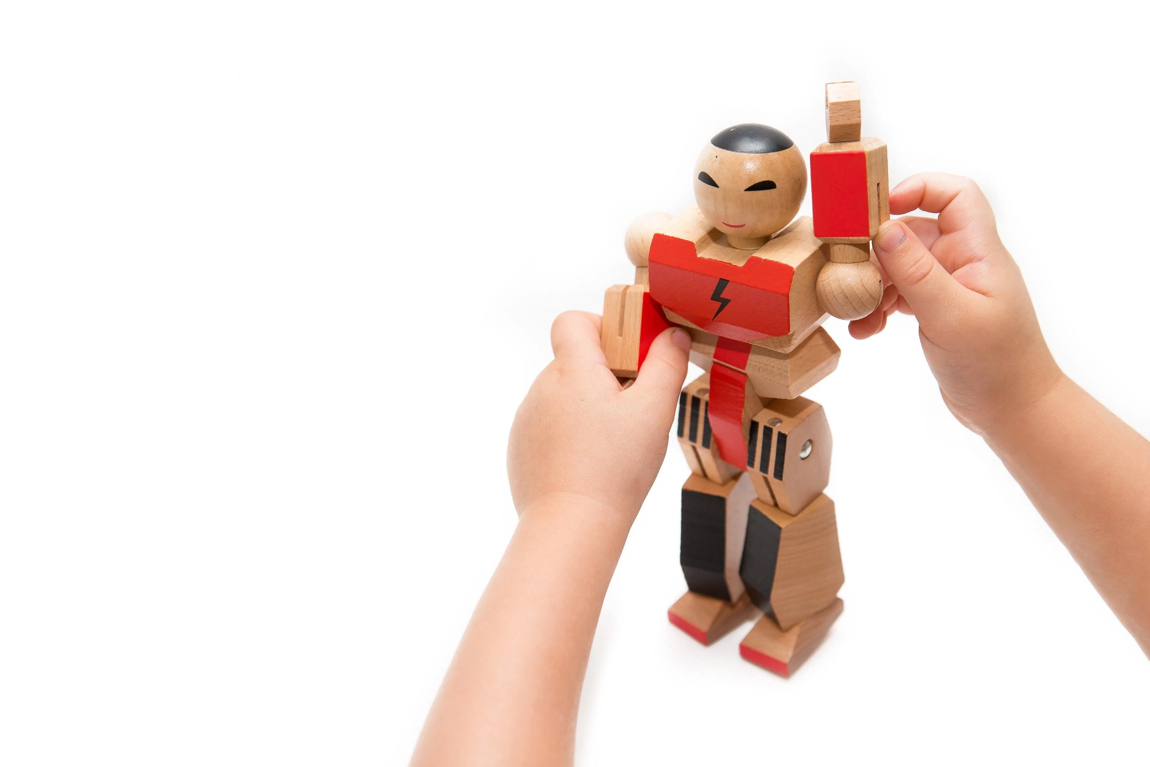 Wood Action Figure Playhard Heroes #1 Sycamore