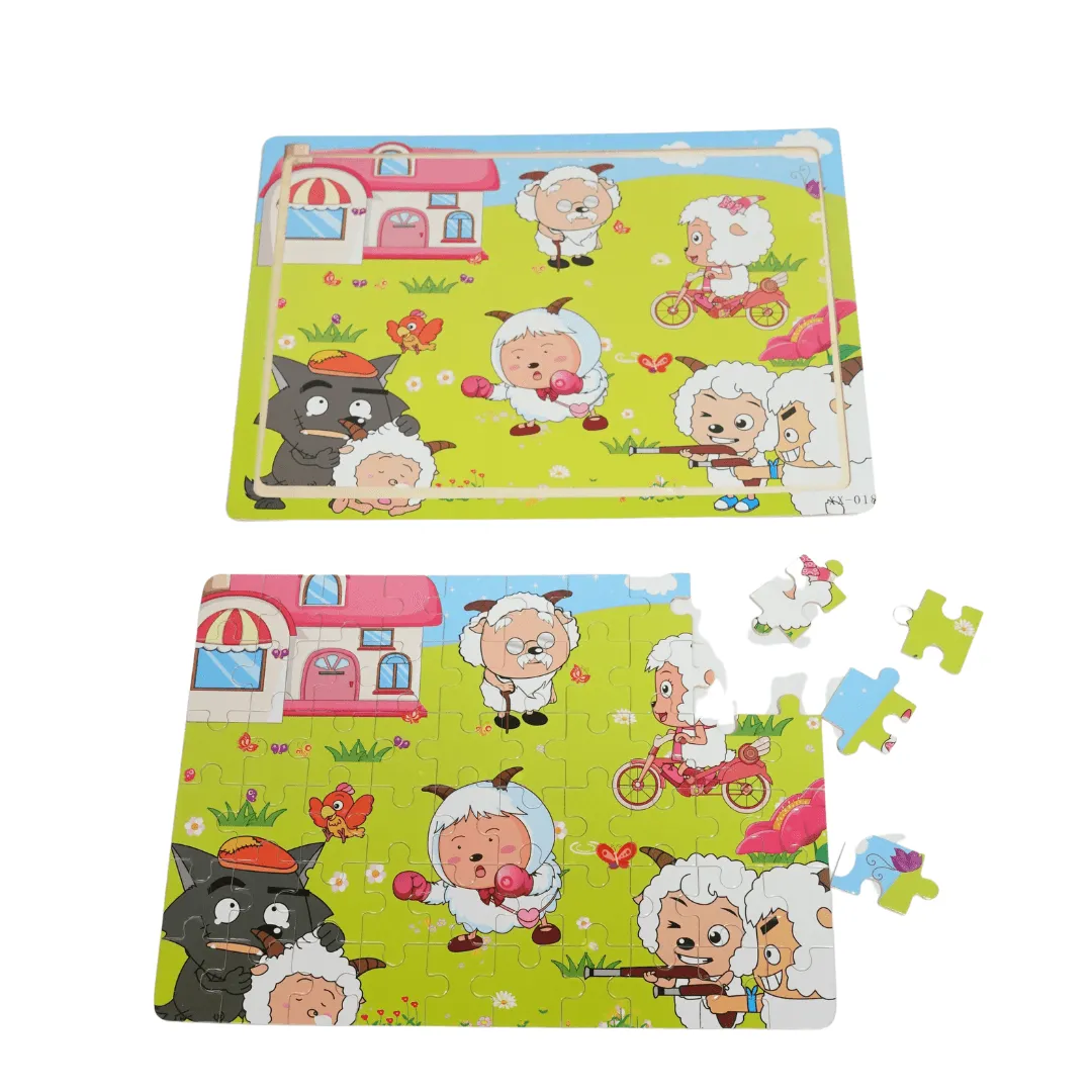 Wooden Jigsaw Puzzles-1 (Random Design will be send)